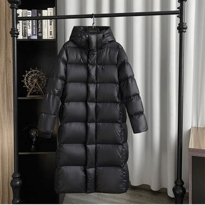 Long Black Puffer Jacket