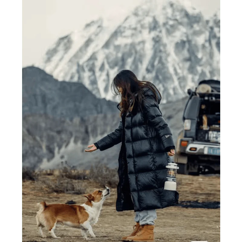 Long Black Puffer Jacket