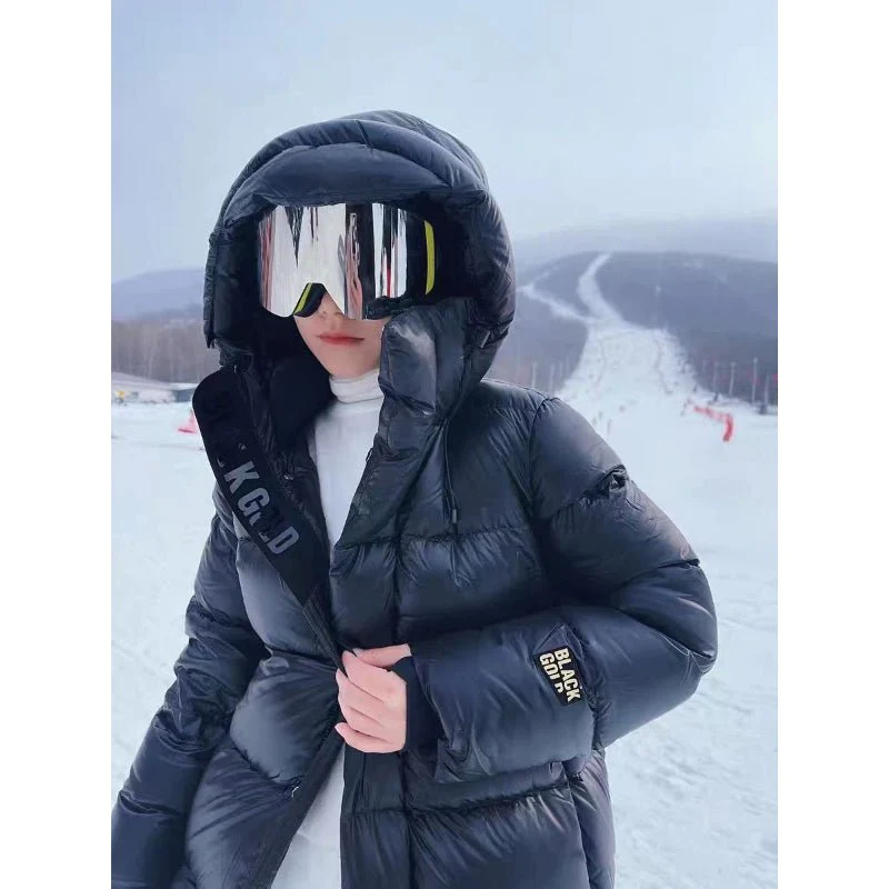 Long Black Puffer Jacket