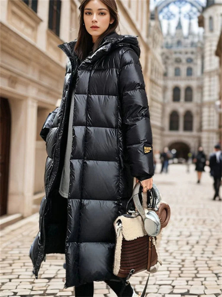 Long Black Puffer Jacket