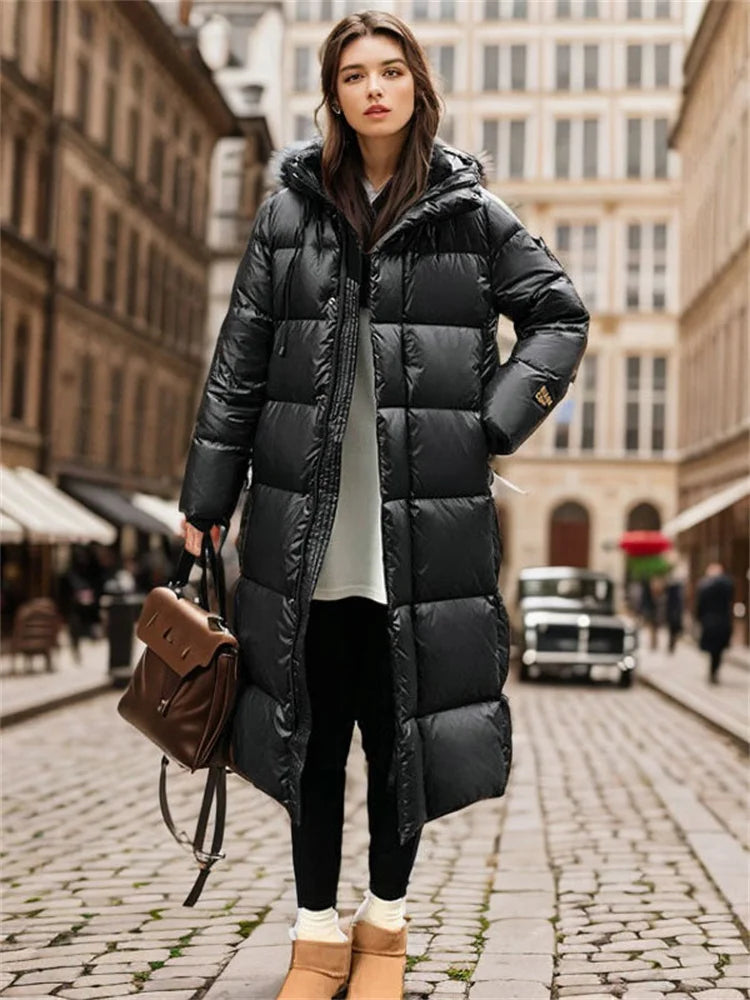 Long Black Puffer Jacket