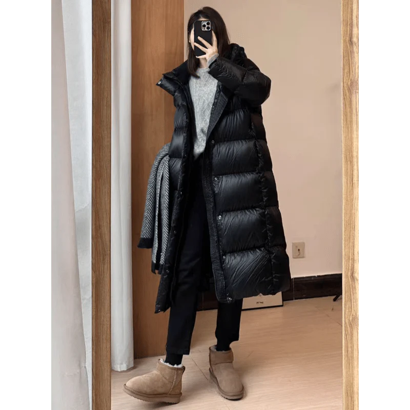 Long Black Puffer Jacket