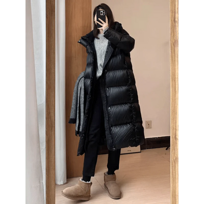 Long Black Puffer Jacket