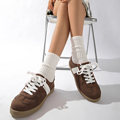 Classic Suede Sneakers with Details