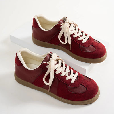 Classic Suede Sneakers with Details