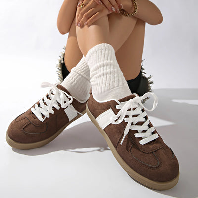 Classic Suede Sneakers with Details