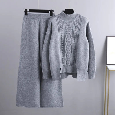 Cozy Knitted Two-Piece Set