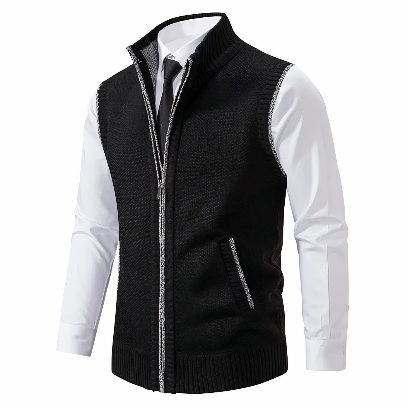 Elegant Zipper Vest