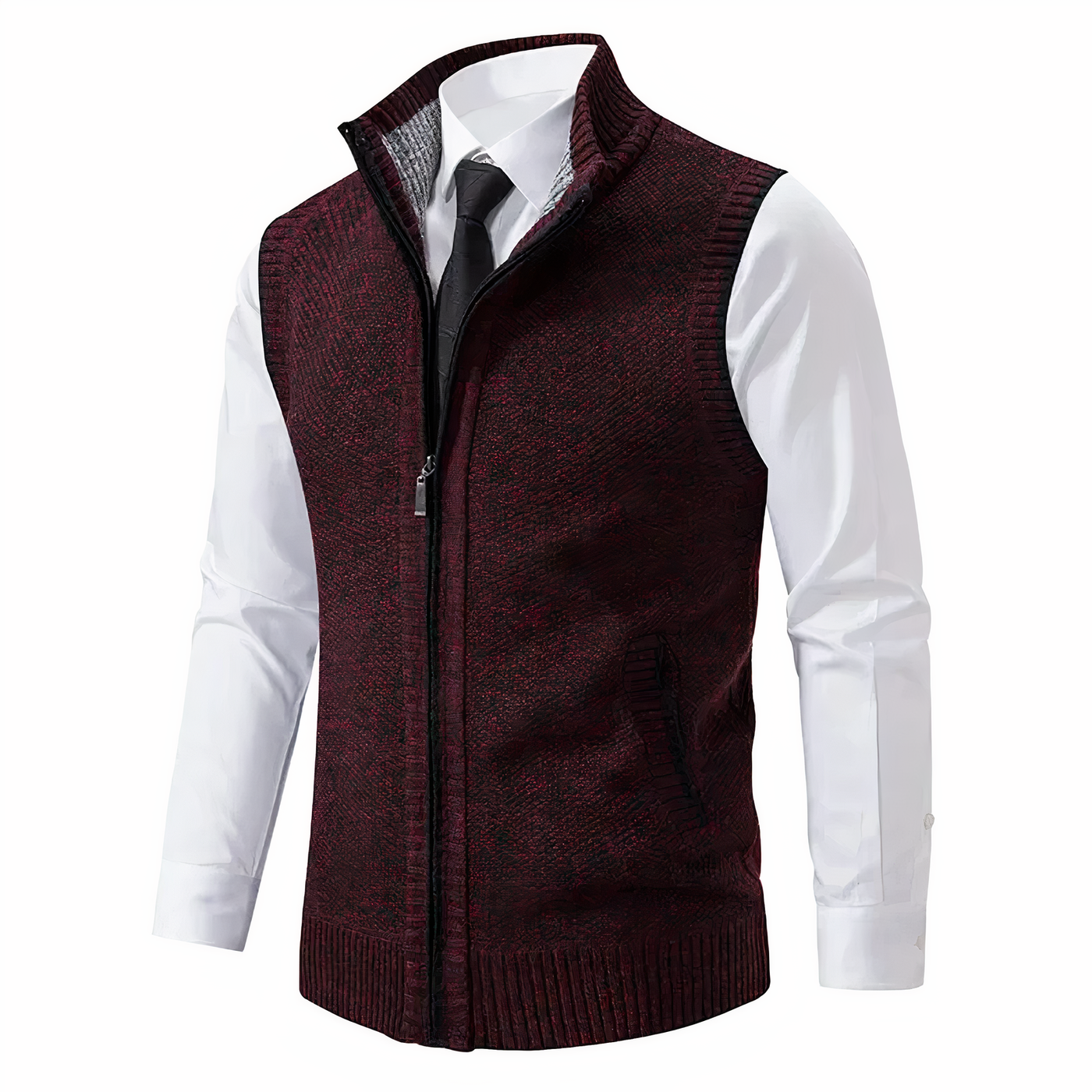 Elegant Zipper Vest
