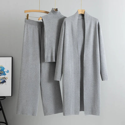 Elegant 3-Piece Knitted Set
