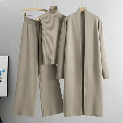 Elegant 3-Piece Knitted Set