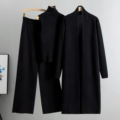 Elegant 3-Piece Knitted Set