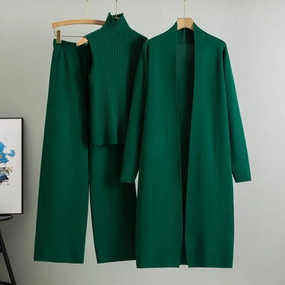 Elegant 3-Piece Knitted Set