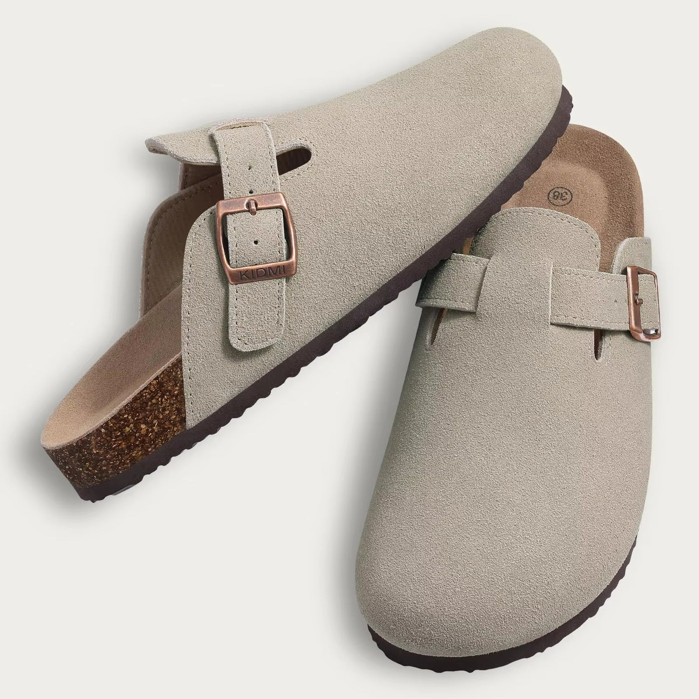Suede Mules