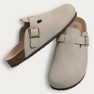 Suede Mules