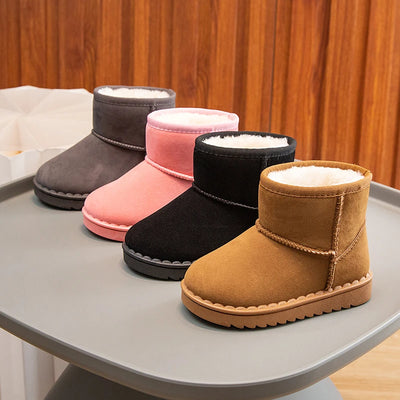 Kids Plush Winter Snow Boots