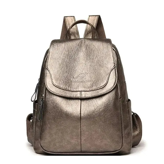 Vegan Leather Backpack