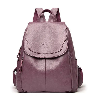 Vegan Leather Backpack