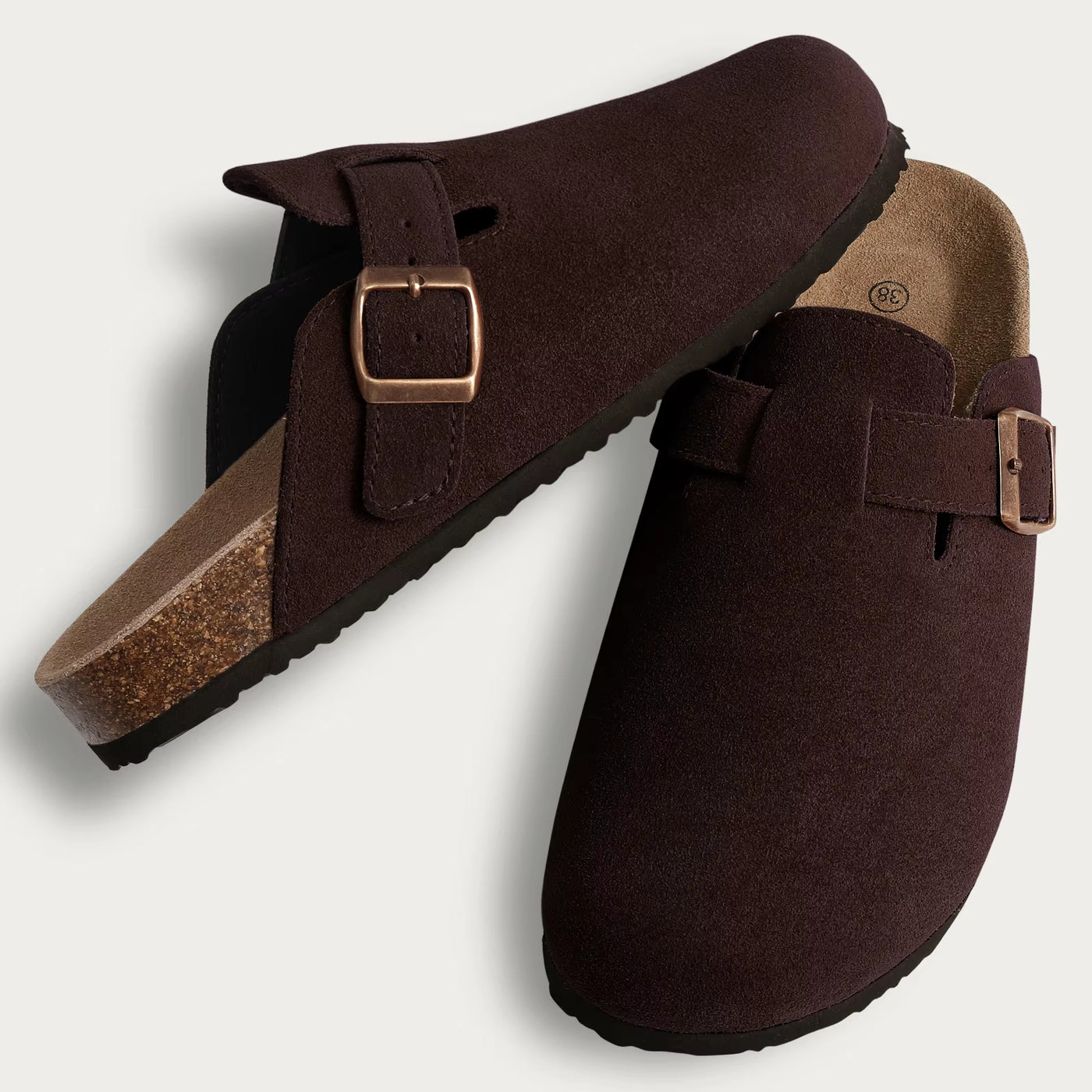 Suede Mules