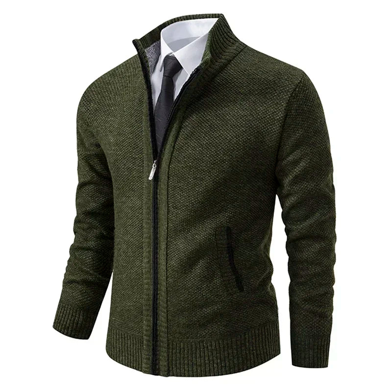 Fleece Zip Up Cardigan