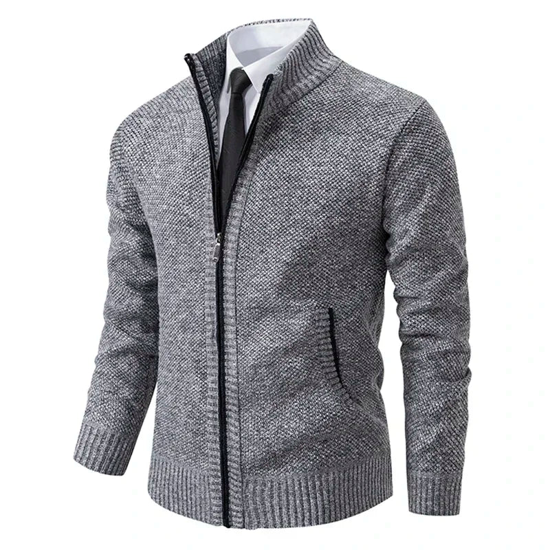 Fleece Zip Up Cardigan