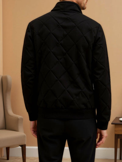 Quilted Bomber Jacket