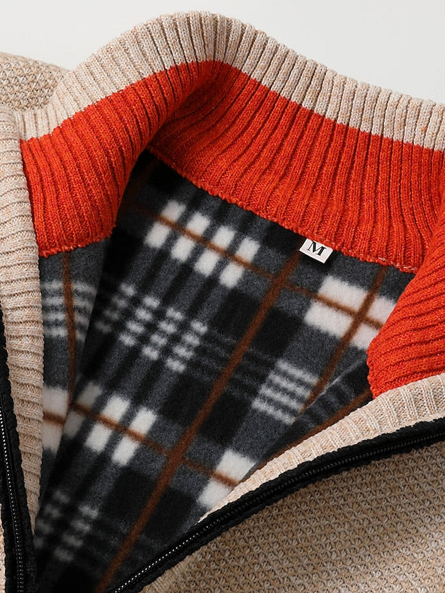 Half Zip Knit Sweater
