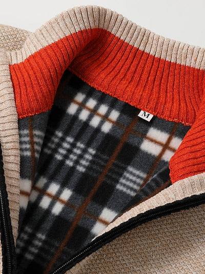 Half Zip Knit Sweater