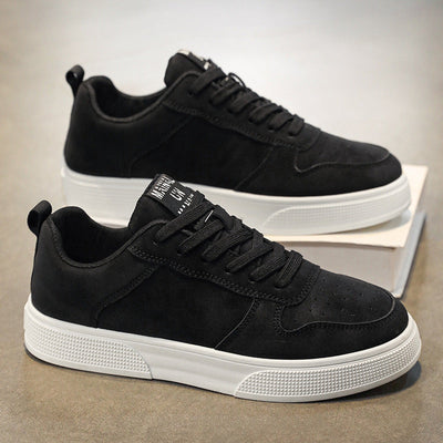 Lace-Up Leather Sneakers