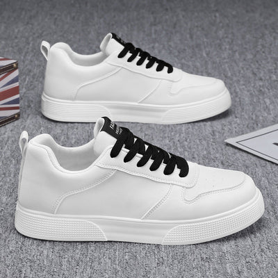 Lace-Up Leather Sneakers