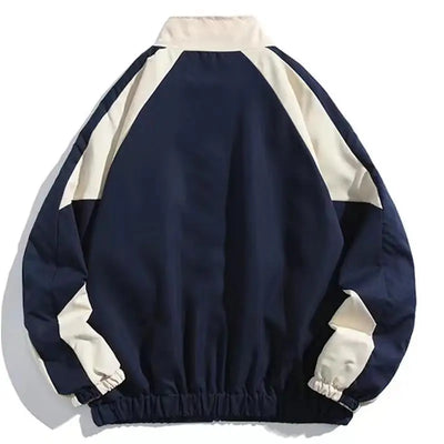Reflective Striped Windbreaker Jacket