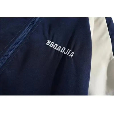 Reflective Striped Windbreaker Jacket