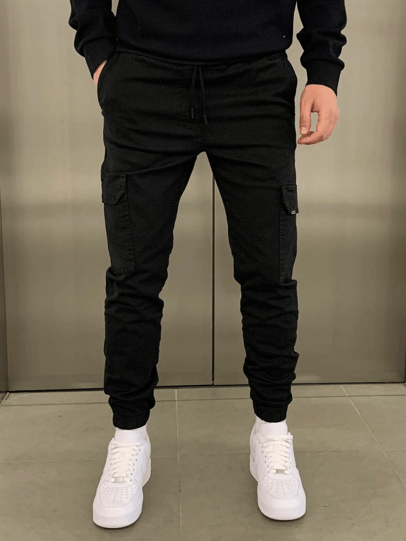 Slim Fit Cargo Joggers