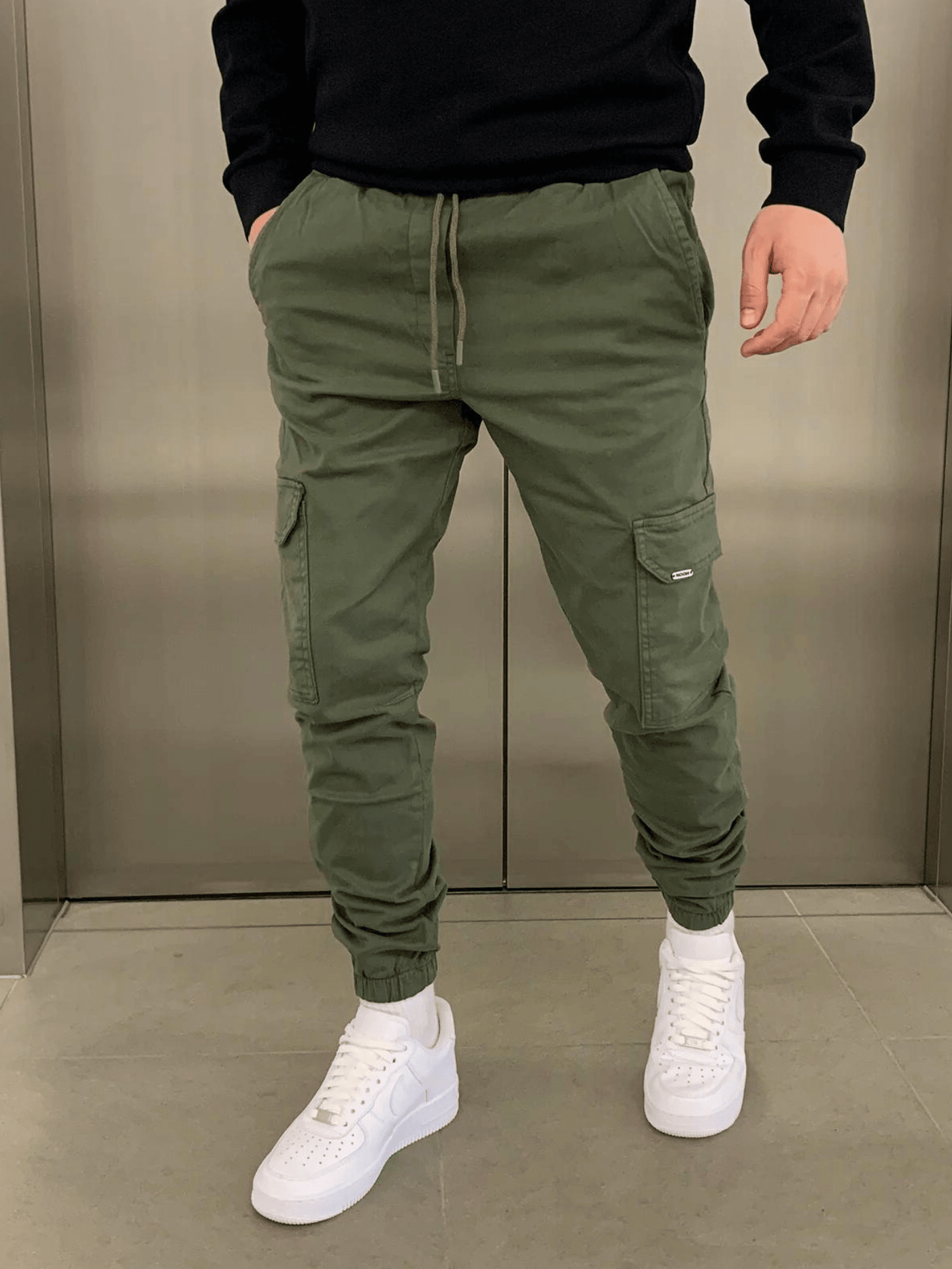 Slim Fit Cargo Joggers