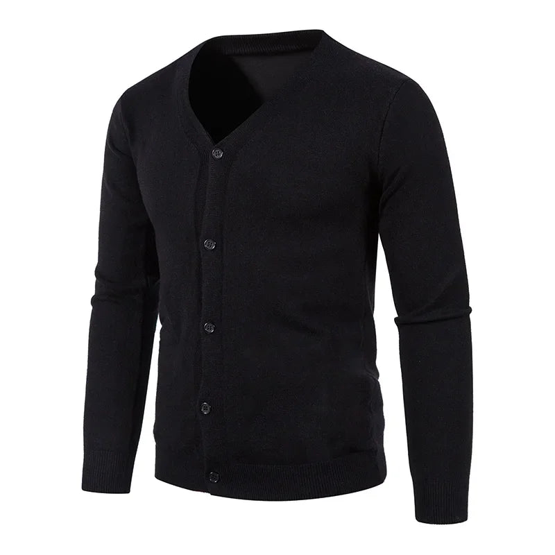 V-Neck Knitted Cardigan
