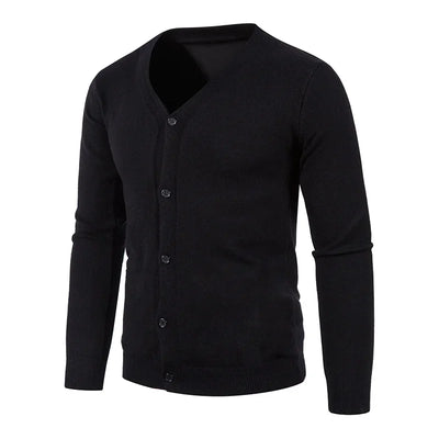 V-Neck Knitted Cardigan