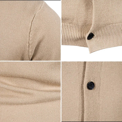 V-Neck Knitted Cardigan