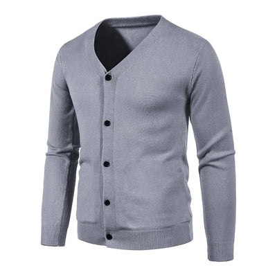 V-Neck Knitted Cardigan