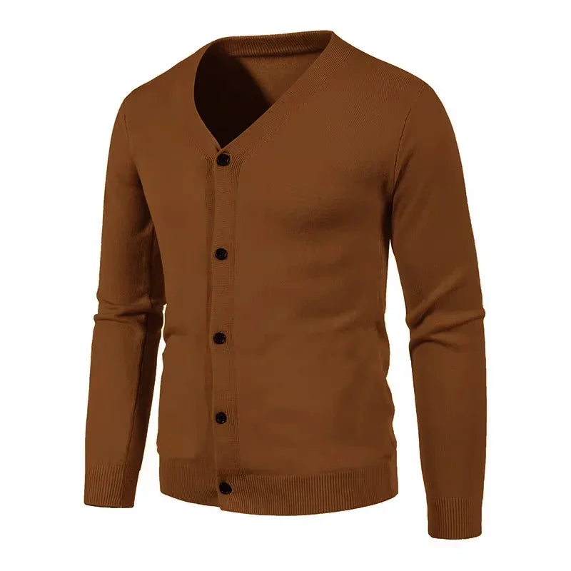 V-Neck Knitted Cardigan