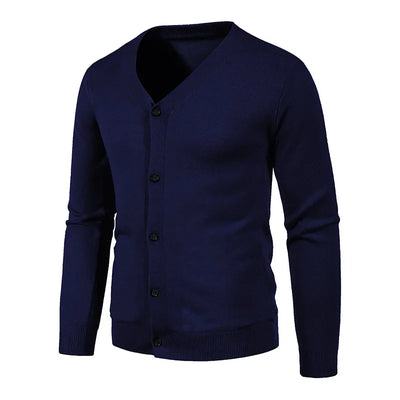 V-Neck Knitted Cardigan