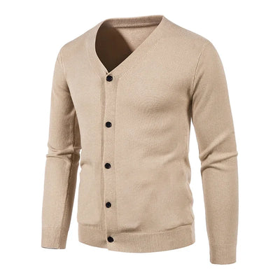 V-Neck Knitted Cardigan