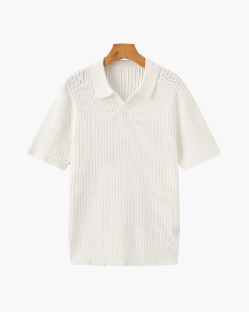 Premium Ribbed Polo Shirt