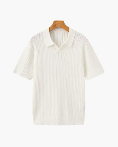 Premium Ribbed Polo Shirt