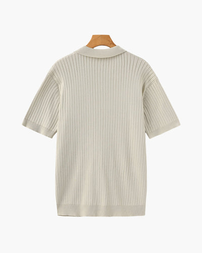 Premium Ribbed Polo Shirt