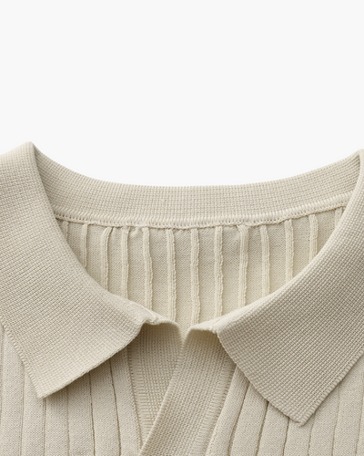Premium Ribbed Polo Shirt
