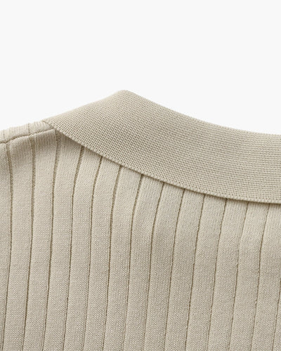 Premium Ribbed Polo Shirt
