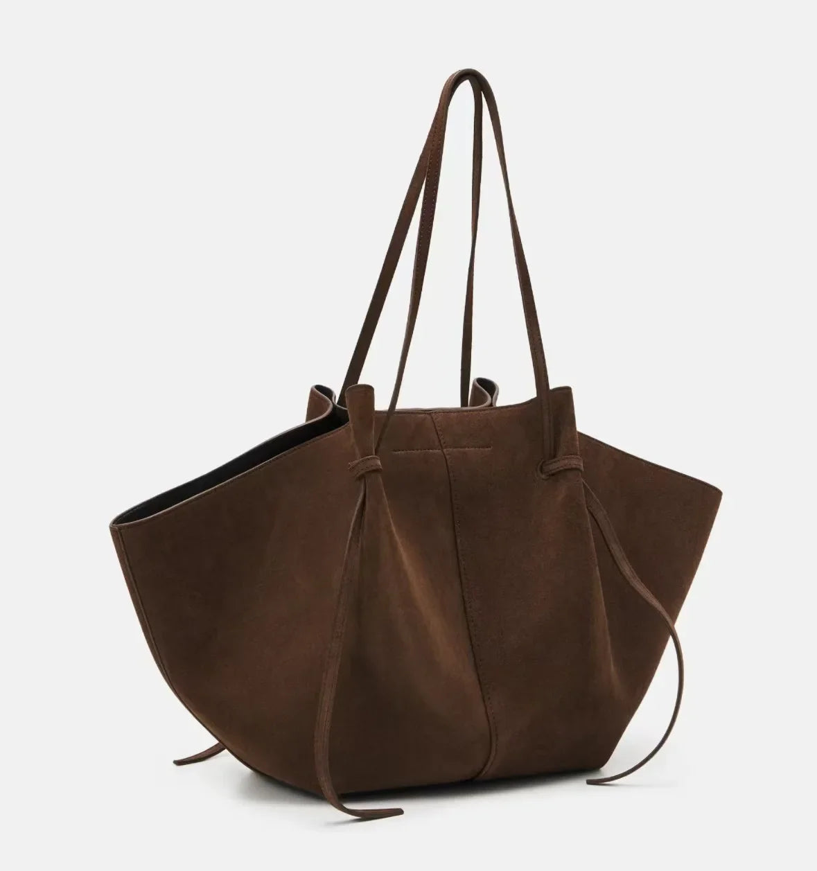 Large Suede Tote Bag