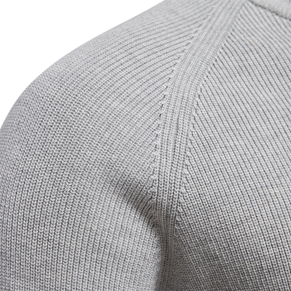 Cotton Quarter Zip Cardigan