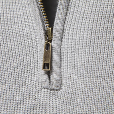 Cotton Quarter Zip Cardigan