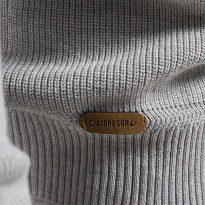 Cotton Quarter Zip Cardigan